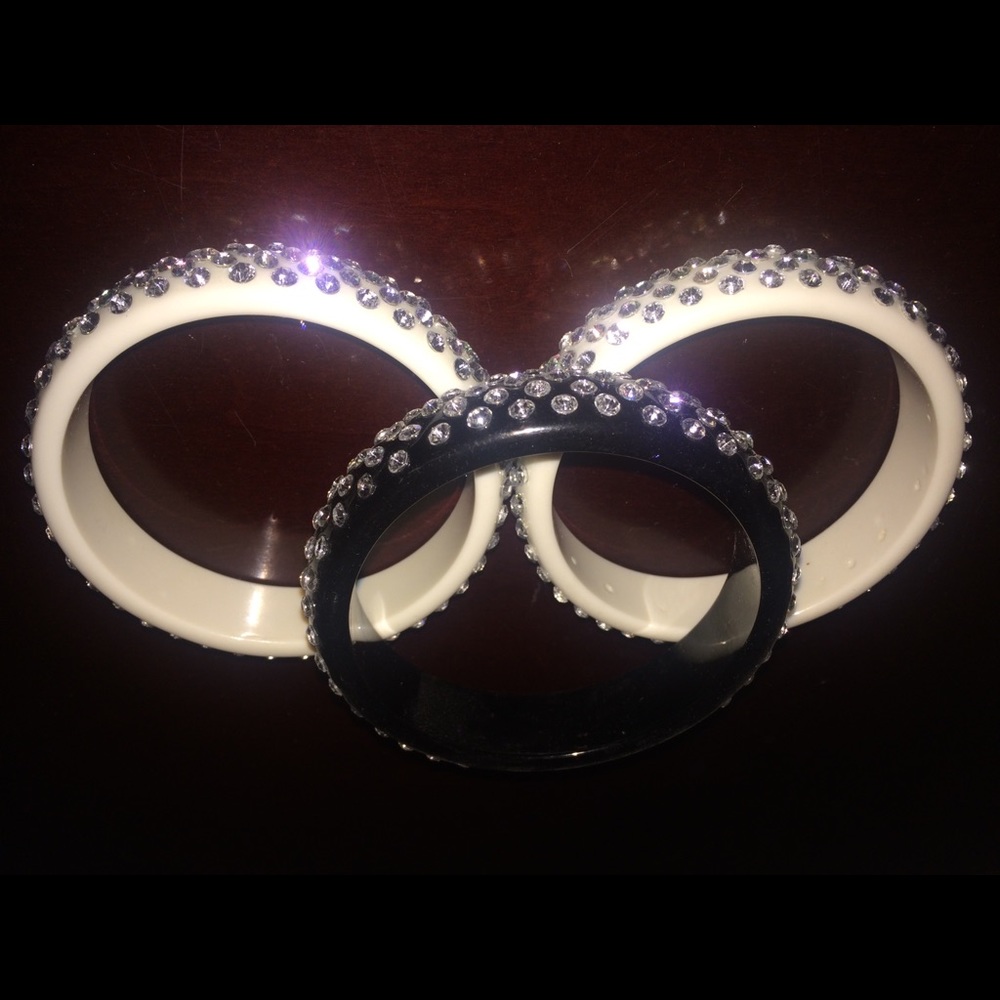 Rhinestone Bracelets FITS LARGE HANDS
